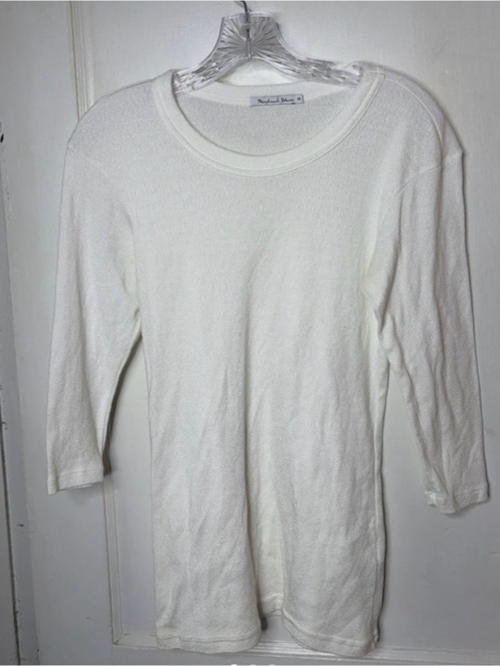 Michael Stars Shimmer Top White One Size